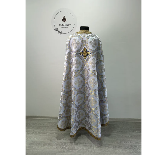 Greek style liturgical vestment made of brocade - Priest vestment - Church cloth