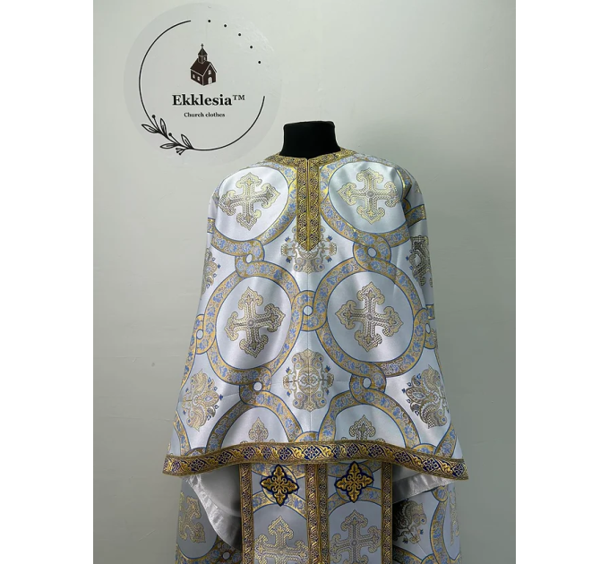Greek style liturgical vestment made of brocade - Priest vestment - Church cloth