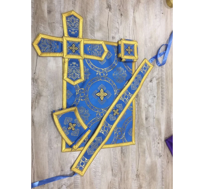 Greek style liturgical vestment made of brocade - Priest vestment - Church cloth