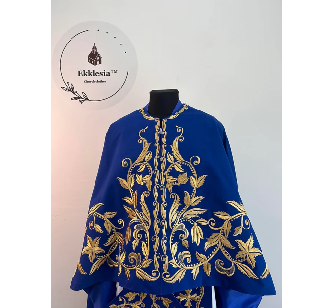 Embroidered vestment set for priest - Orthodox liturgical clothes - Phelon
