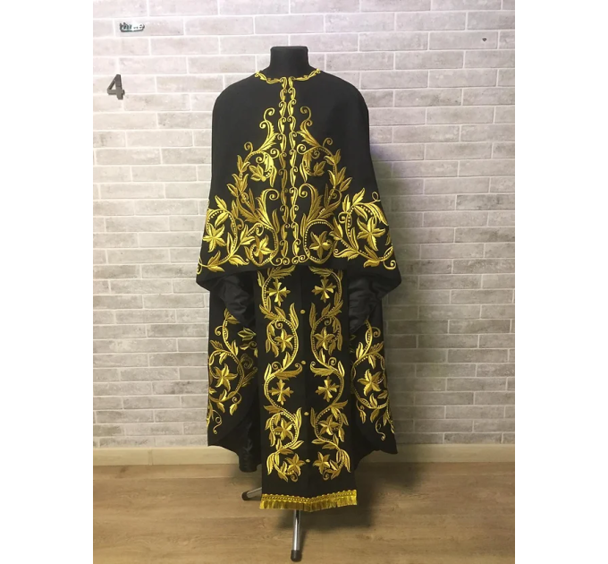 Embroidered vestment set for priest - Orthodox liturgical clothes - Phelon