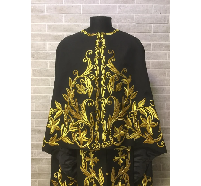 Embroidered vestment set for priest - Orthodox liturgical clothes - Phelon