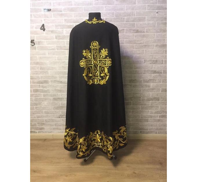 Embroidered vestment set for priest - Orthodox liturgical clothes - Phelon