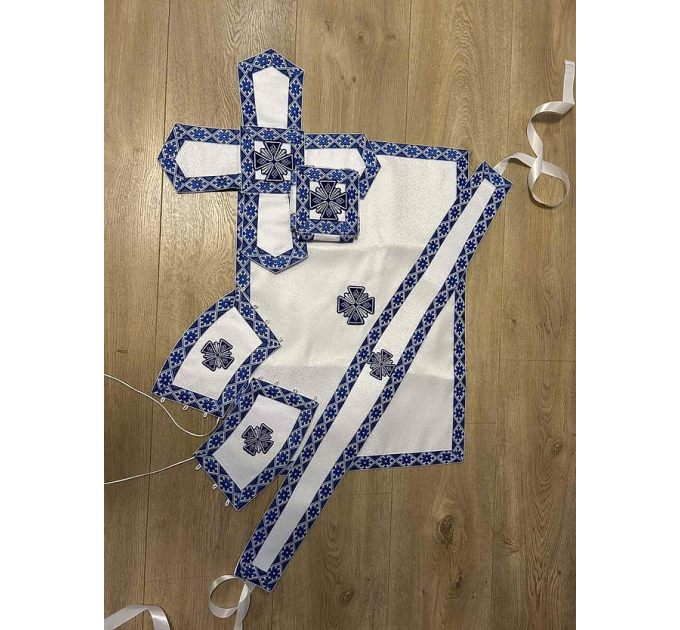 Vyshyvanka vestment - Liturgical vestment set for priest - Clothes for church