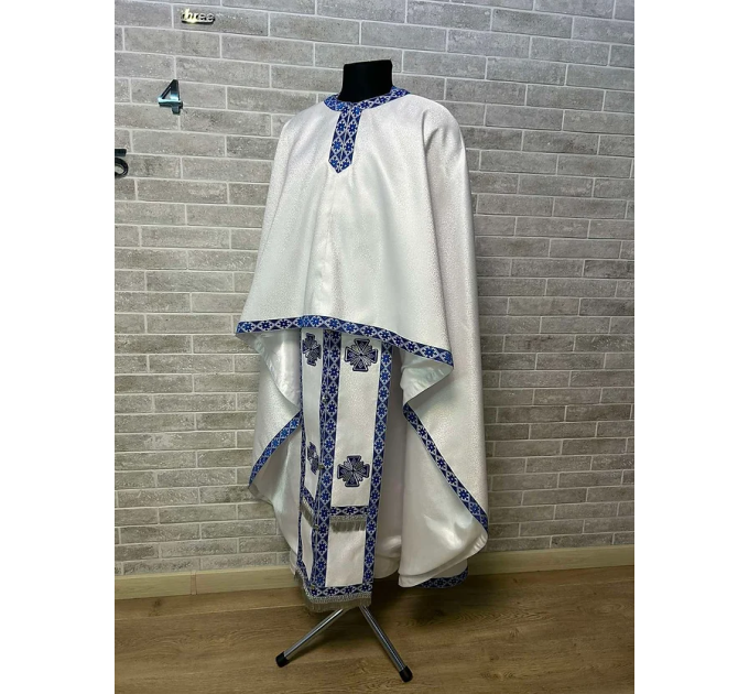 Vyshyvanka vestment - Liturgical vestment set for priest - Clothes for church