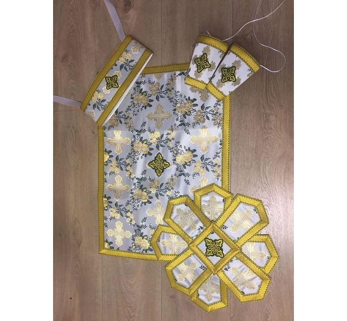 Greek vestment in rose brocade - Priest vestment - Clothes for priests