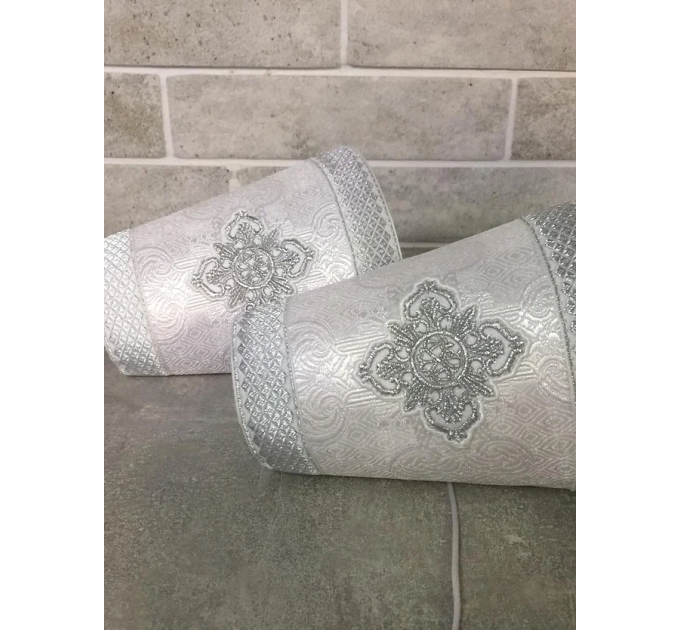 Ordination vestment in white brocade - Vestment for Christmas - Liturgical cloth