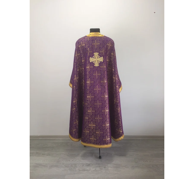 Priest vestment set in brocade - Greek-style vestment - Orthodox vestments