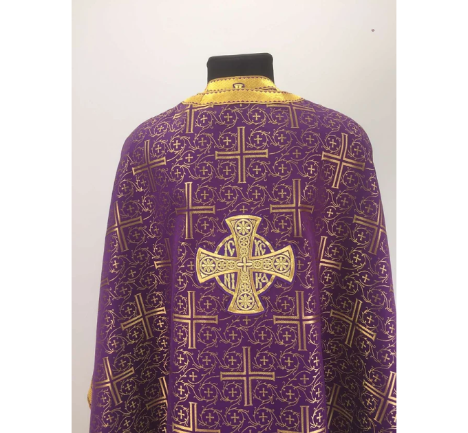 Priest vestment set in brocade - Greek-style vestment - Orthodox vestments