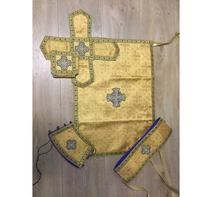 Priest vestment set in brocade - Greek-style vestment - Orthodox vestments