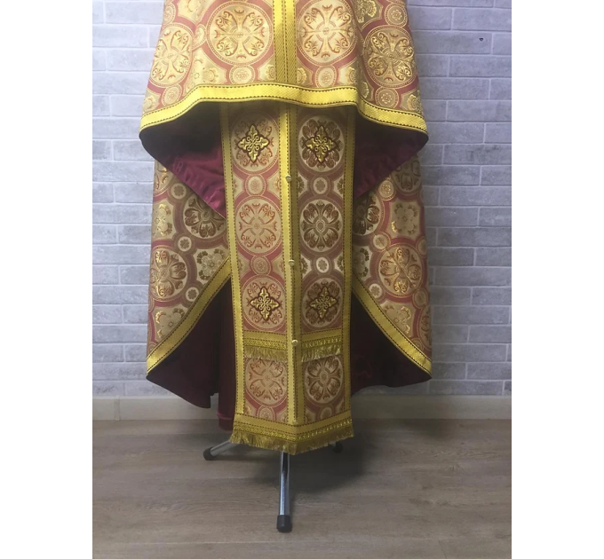 Priest vestment in church brocade - Liturgical clothes for orthodox priests