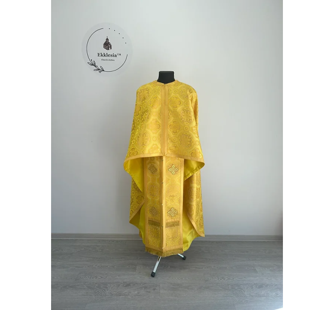 Priest vestment in church brocade - Liturgical clothes for orthodox priests