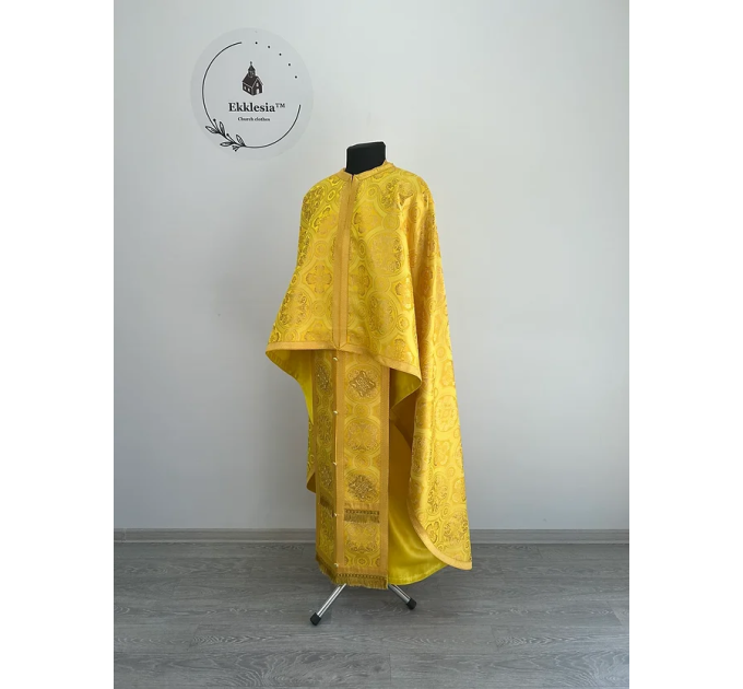 Priest vestment in church brocade - Liturgical clothes for orthodox priests