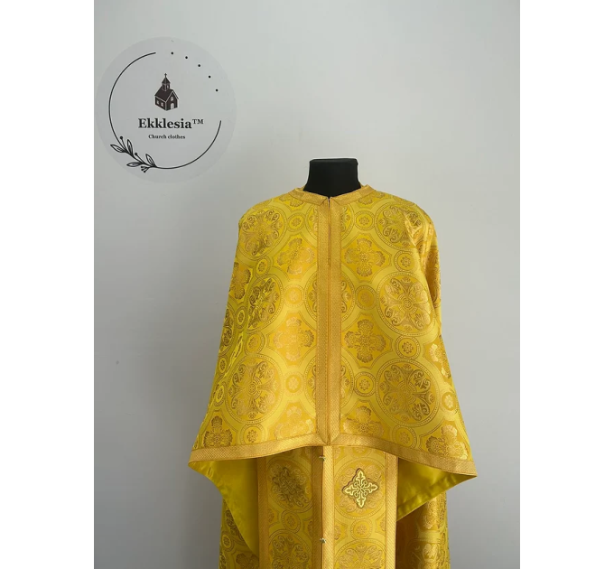 Priest vestment in church brocade - Liturgical clothes for orthodox priests