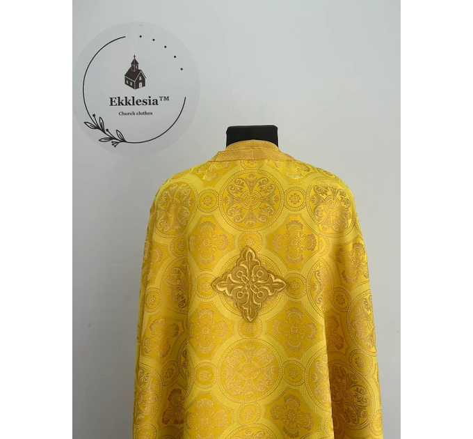Priest vestment in church brocade - Liturgical clothes for orthodox priests