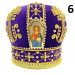 Violet mitra for orthodox bishop