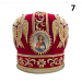 Red mitra for orthodox bishop