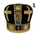 Black mitra for orthodox bishop