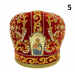 Red mitra for orthodox bishop