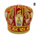 Red mitra for orthodox bishop