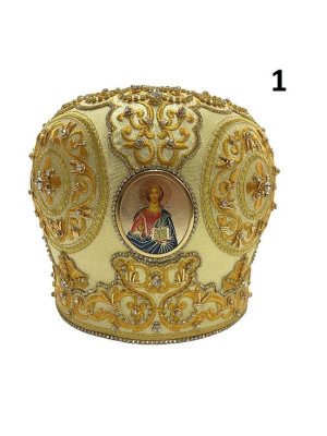 Gold Mitra - Сrown - Mitre - Miter - Archbishop's mithra - Mithras - Orthodox bishop's mitra