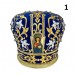 Navy blue mitra for orthodox bishop