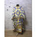 Blue Greek style vestments set in metallic brocade - Orthodox vestments - Priest