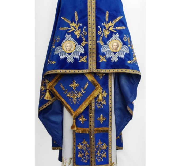Embroidered priest's vestment - Greek style Orthodox liturgical vestment set