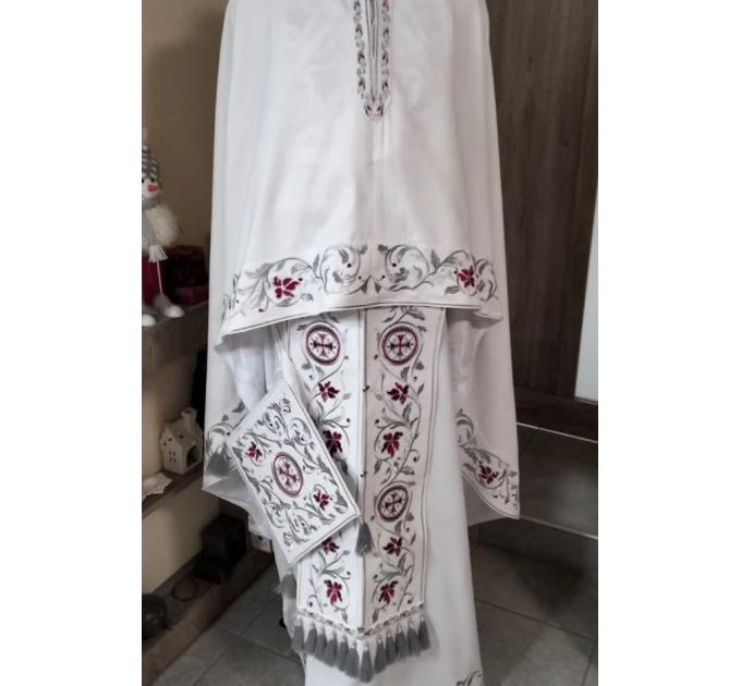 New Greek vestment with machine embroidery - Priest vestment - Cloth for priests