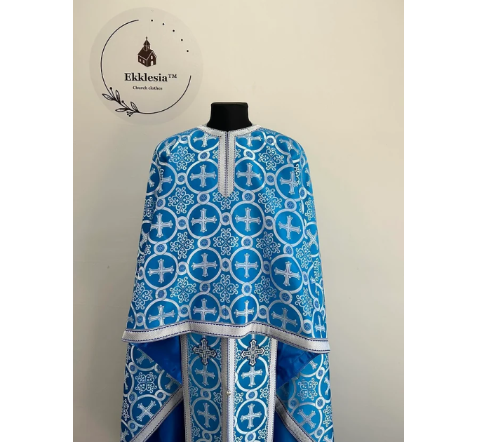 Brocade priest vestment set - Greek-style vestment - Orthodox vestments