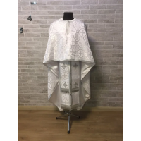 Ordination vestment in brocade with zipper - Liturgical priest vestment set