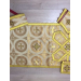 Gold vestment set in Greek brocade with icon - Orthodox priest liturgical cloth