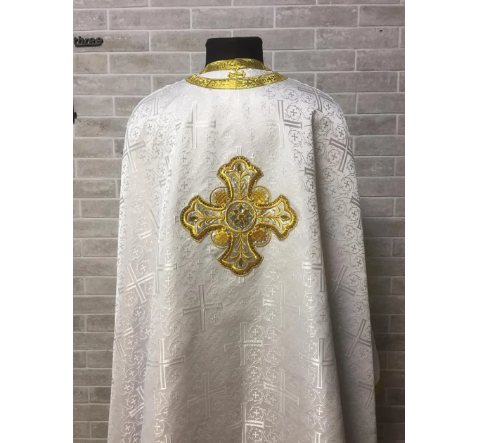 Greek vestment set with decorative stones - Priest robe - Orthodox vestments 