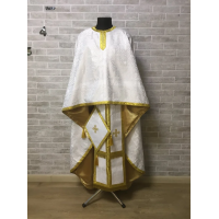 Greek vestment set with decorative stones - Priest robe - Orthodox vestments