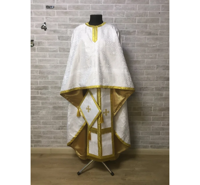 Greek vestment set with decorative stones - Priest robe - Orthodox vestments 