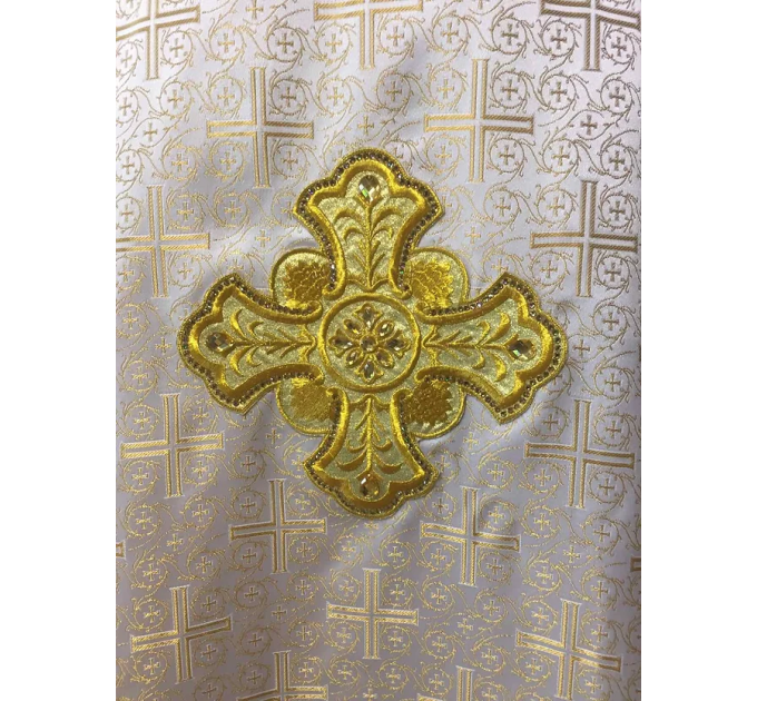 Greek vestment set with decorative stones - Priest robe - Orthodox vestments 