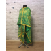 Green priest vestment in brocade - Greek-style vestment - Orthodox vestment set