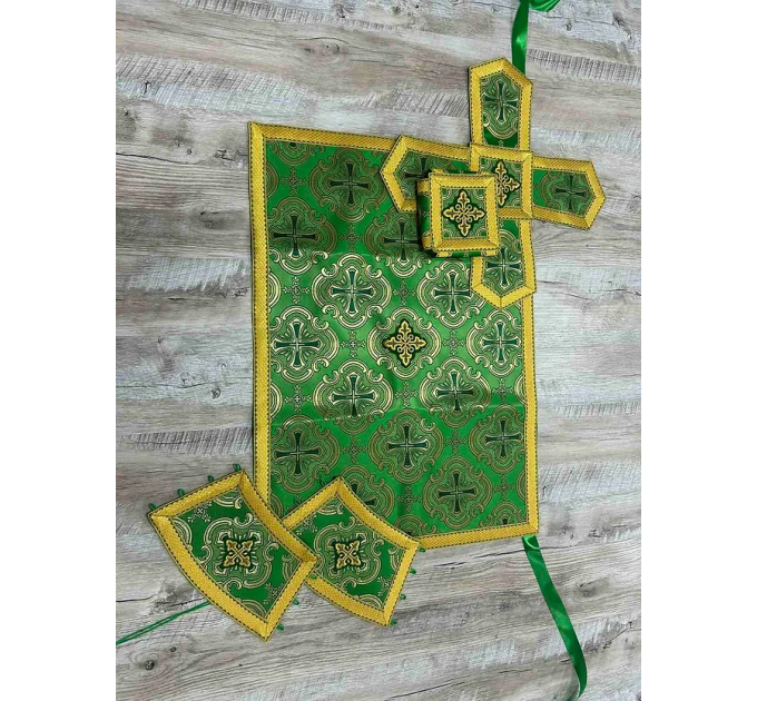 Priest vestments set in Greek brocade - Orthodox church garment - Priest clothes