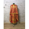 Priest vestments set in Greek brocade - Orthodox church garment - Priest clothes