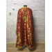 Red brocade priest vestment set - Greek-style vestment - Orthodox vestment