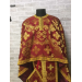 Red brocade priest vestment set - Greek-style vestment - Orthodox vestment