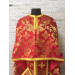 Red brocade priest vestment set - Greek-style vestment - Orthodox vestment