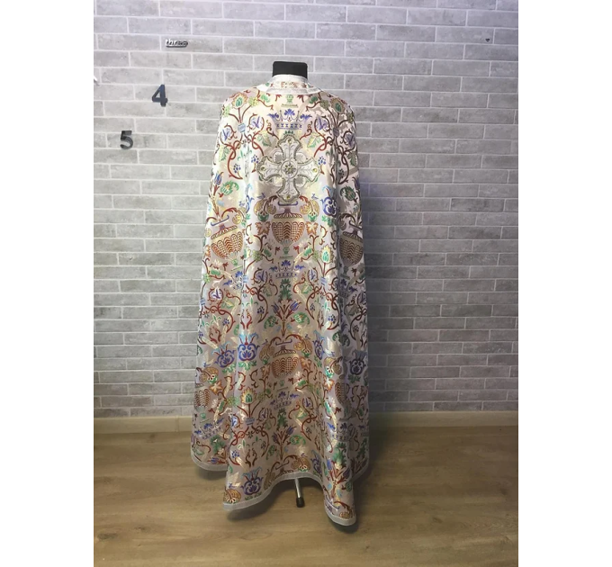 Vestment set in Greek style - Orthodox priest brocade liturgical clothes