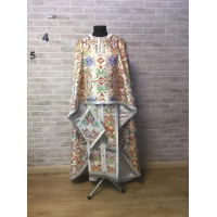 Vestment set in Greek style - Orthodox priest brocade liturgical clothes