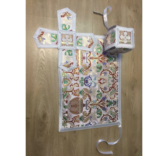 Vestment set in Greek style - Orthodox priest brocade liturgical clothes