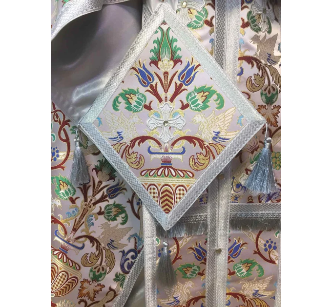 Vestment set in Greek style - Orthodox priest brocade liturgical clothes