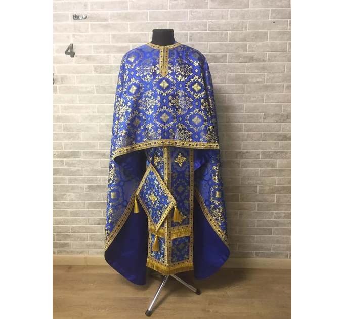 Greek vestment in brocade - Priest vestment - Clothes for priests - Liturgical
