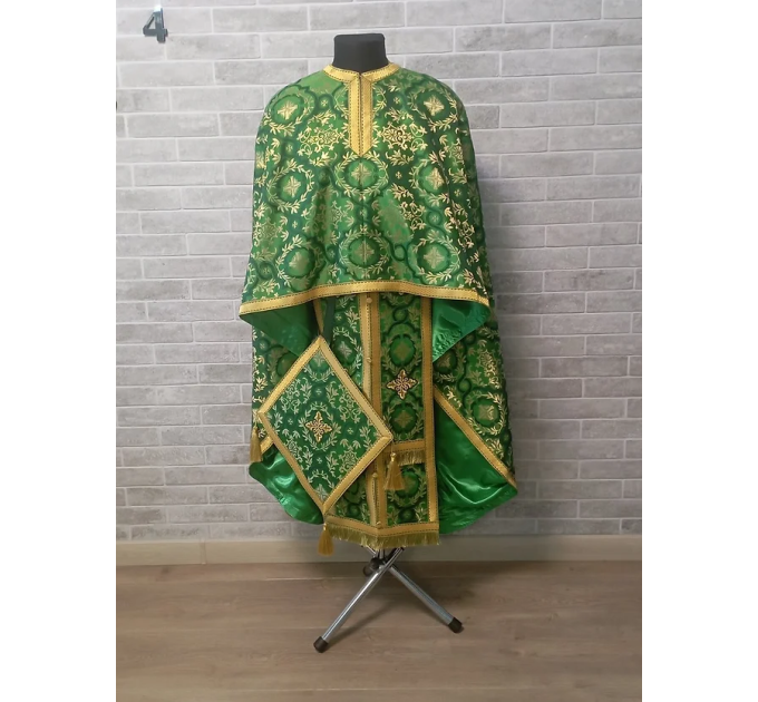 Greek vestment in brocade - Priest vestment - Clothes for priests - Liturgical