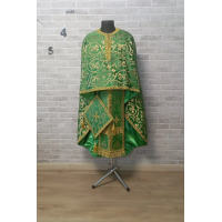 Greek vestment in metallic brocade - Priest vestment - Clothes for priests