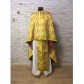 Greek vestment in white gold brocade - Liturgicalpriest clothes - Vestment set